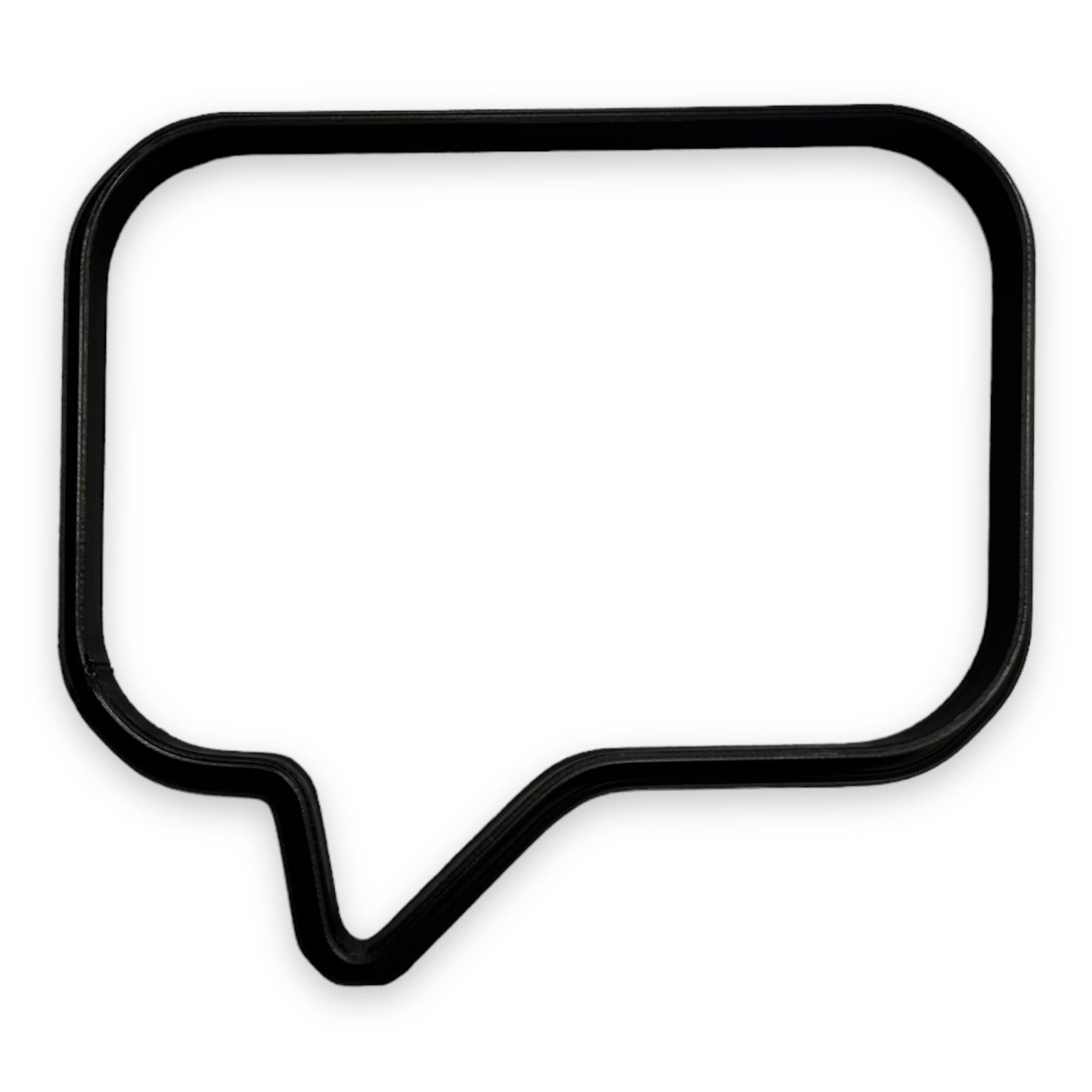 Speech Bubble Square Cookie Cutter with Easy to Push Design (4 inch) :  Amazon.co.uk: Home & Kitchen