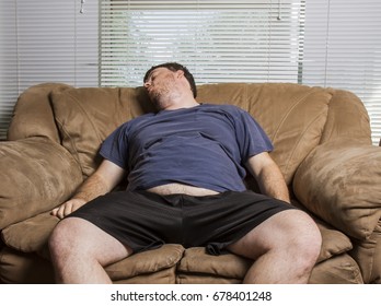 Fat Man Exhausted Photos, Images & Pictures | Shutterstock