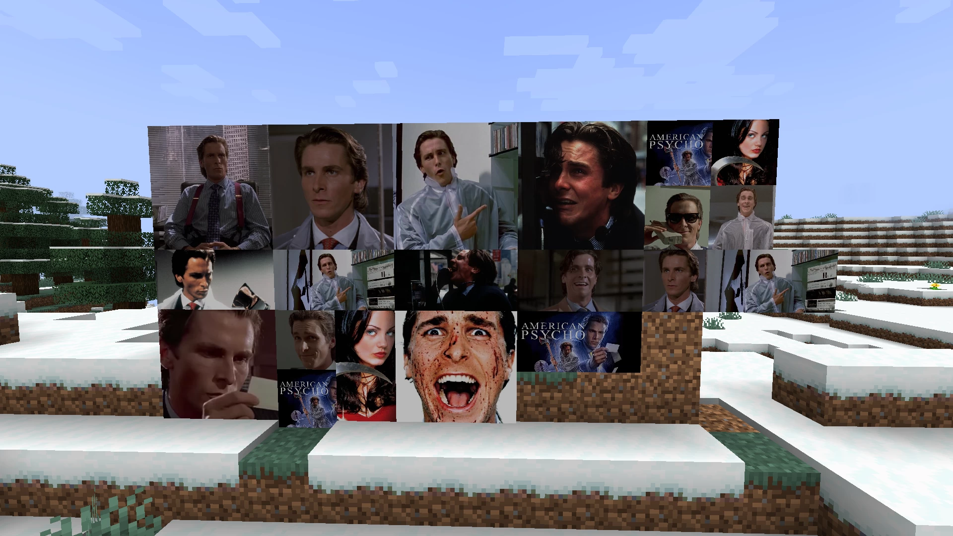American Psycho Paintings Minecraft Texture Pack