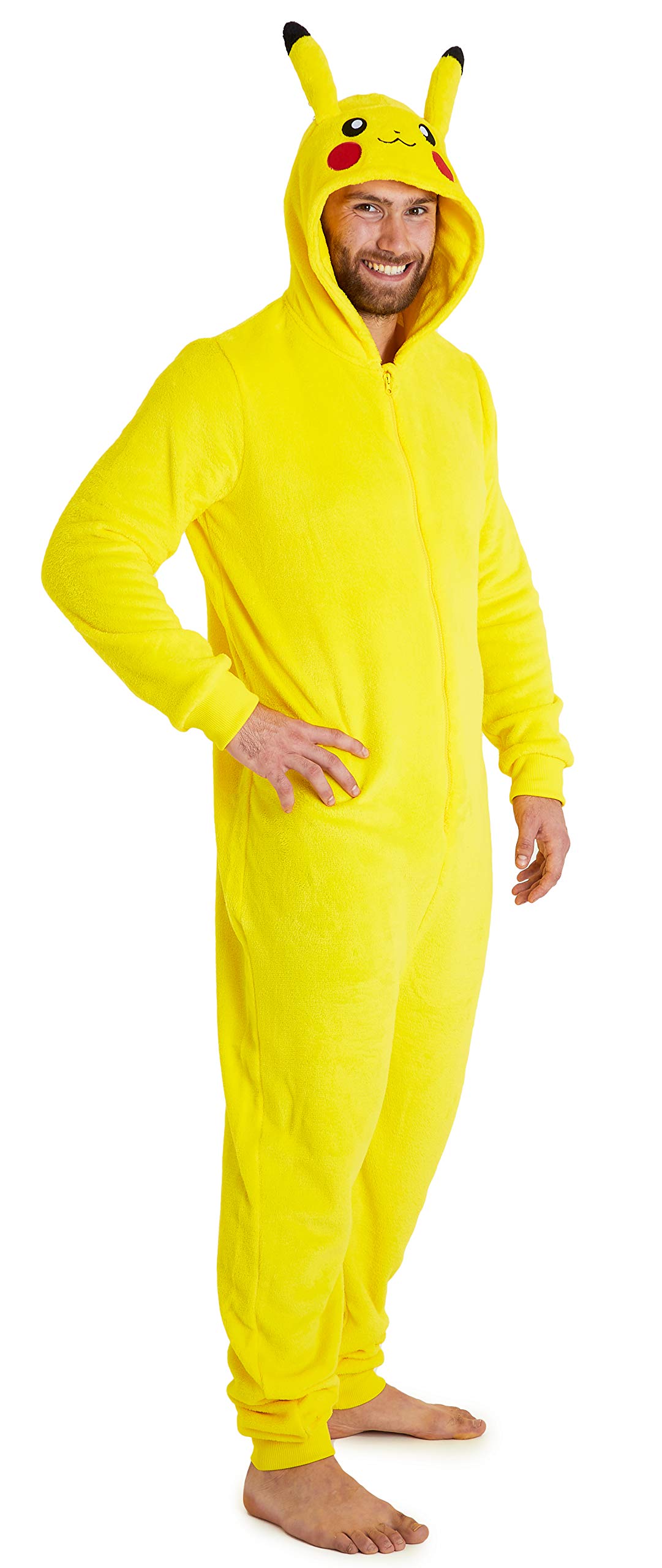 Pokemon Mens Fleece Onesie with Hood, Fleece Loungewear - Anime Gifts for  Men : Amazon.co.uk: Fashion