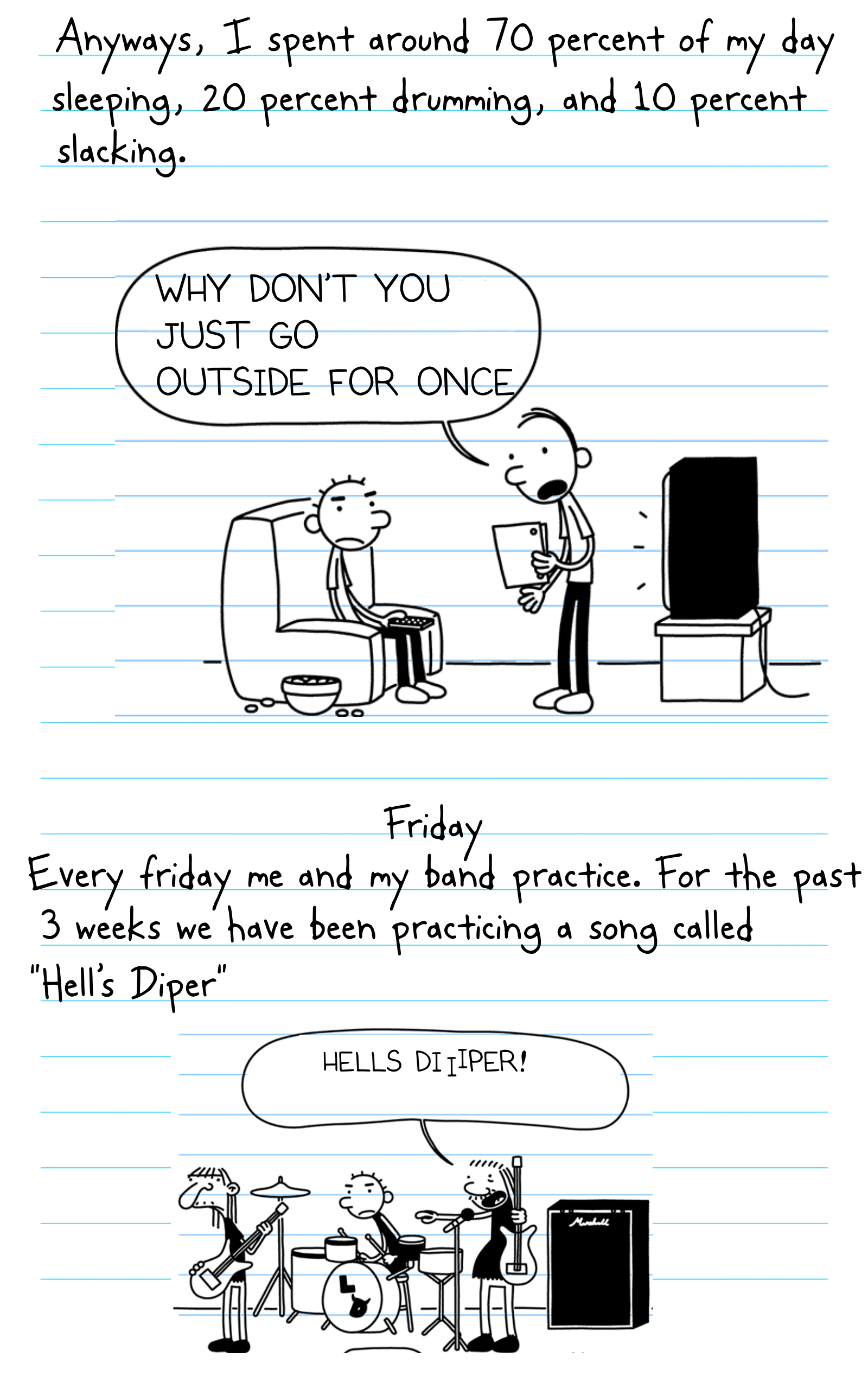 Diary Of A Wimpy Teen: Rodrick Heffley's Journal (Page 2) : r/LodedDiper